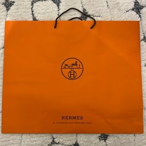 Genuine Hermes Large Shopping Bag (23.5” x 19.5”)